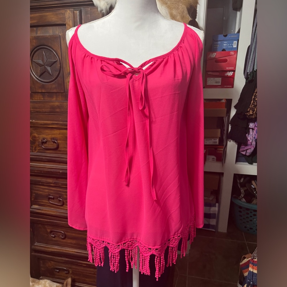 Pink blouse